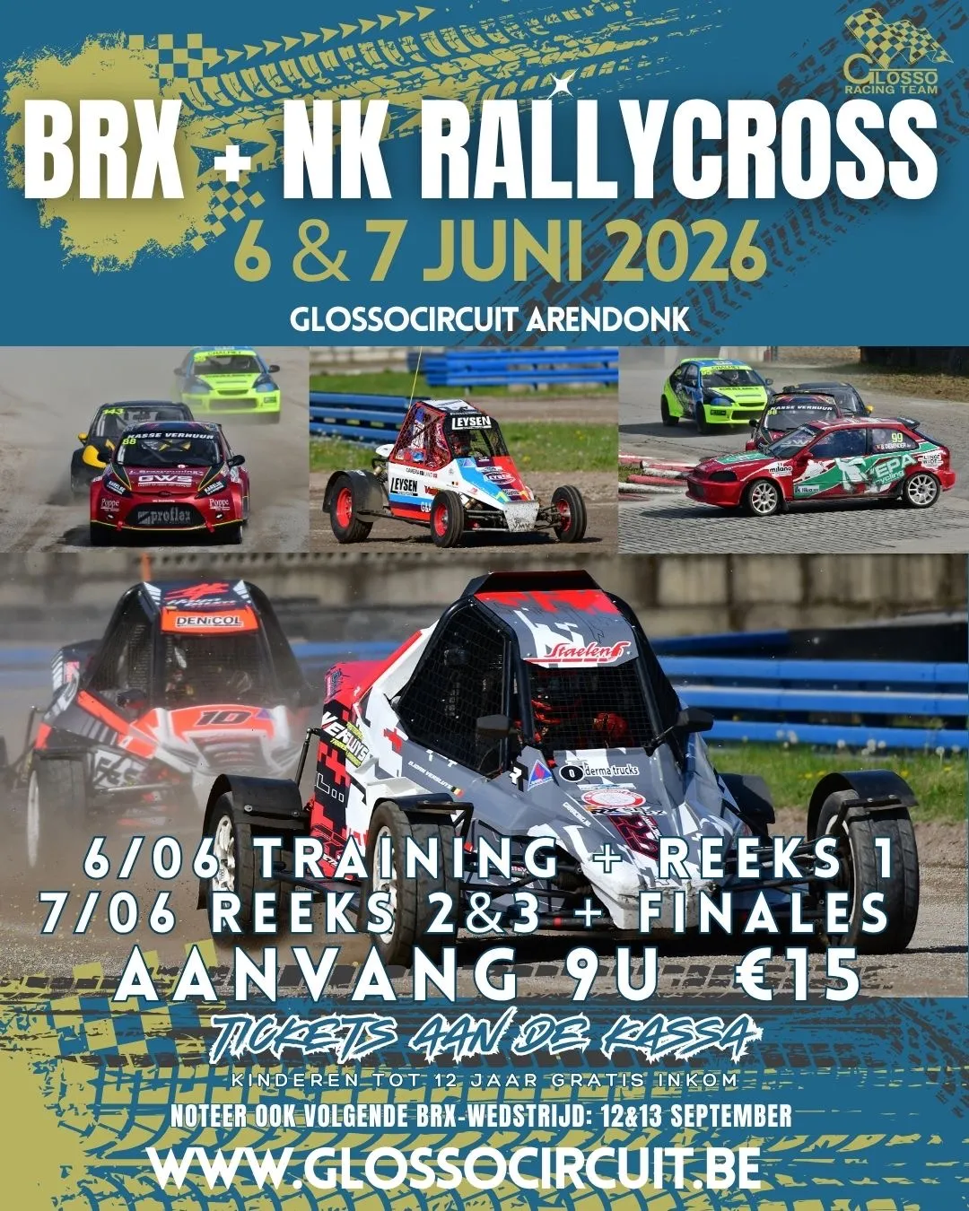 timing BRX/NLRX wedstrijd van 06+07 juni 2026